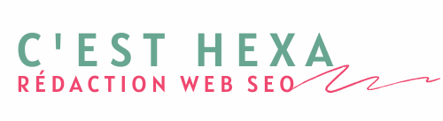 LOGO cest hexa rédaction seo 500 × 250
